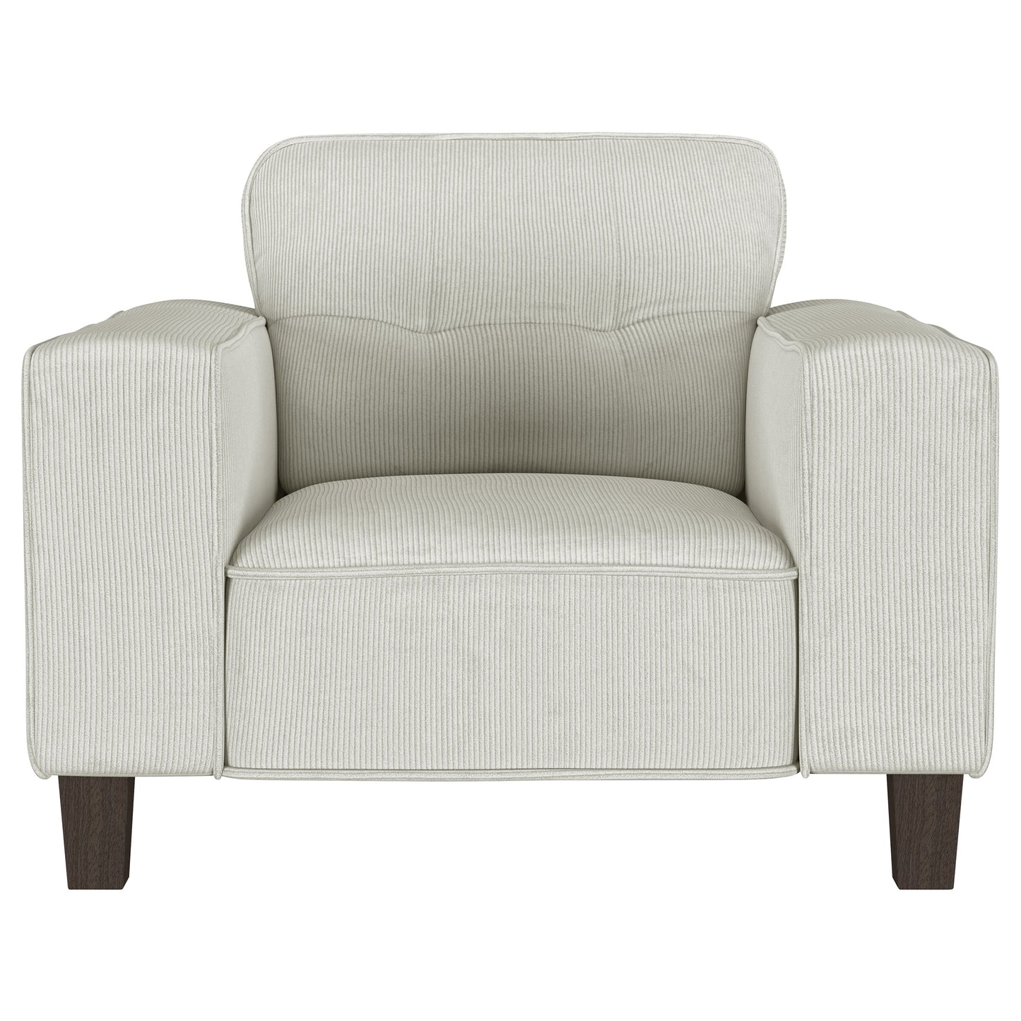 Deerhurst 3-piece Upholstered Track Arm Sofa Set Greige