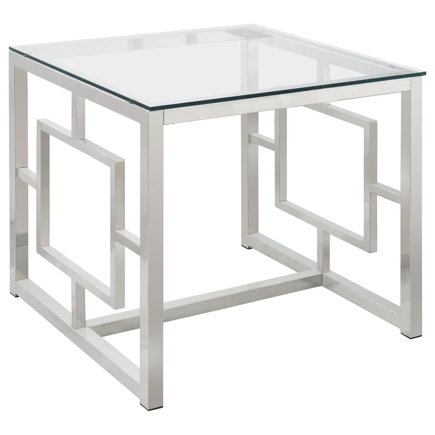 Merced 2 - piece Rectangular Coffee and End Table Set Nickel - Sonoma Home Furniture