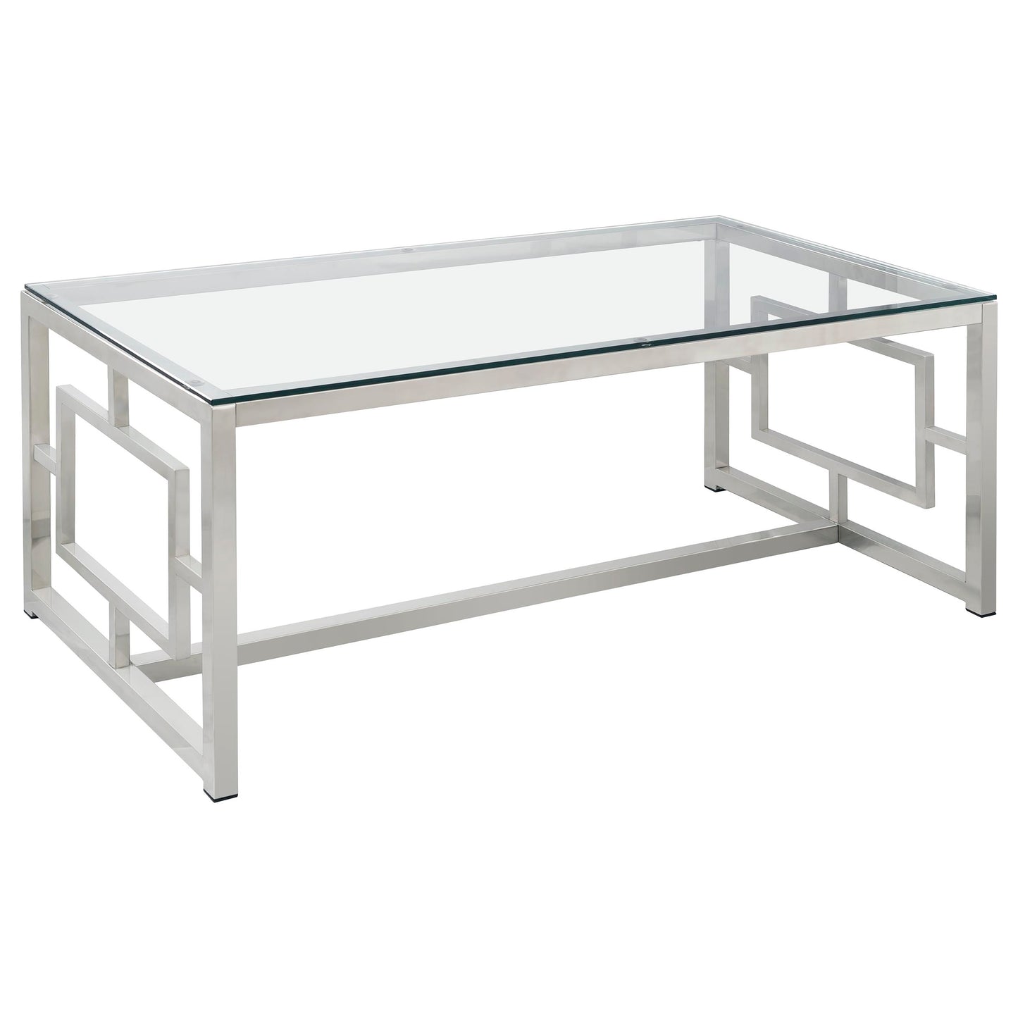 Merced 3 - piece Rectangular Coffee and End Table Set Nickel - Sonoma Home Furniture