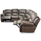 CYPRESS BROWN 6-PC RECLINING SECTIONAL