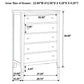 Carlton 5-piece Full Bedroom Set Cappuccino