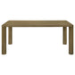 Castlewood 7-piece 71-inch Rectangular Dining Set Brown Oak