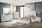 Felicity 53-inch Upholstered Full Platform Bed White