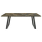 Misty 5 - piece Rectangular Dining Set Sheesham and Camel - Sonoma Home Furniture
