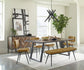 Misty 6 - piece Rectangular Dining Set Sheesham and Camel - Sonoma Home Furniture