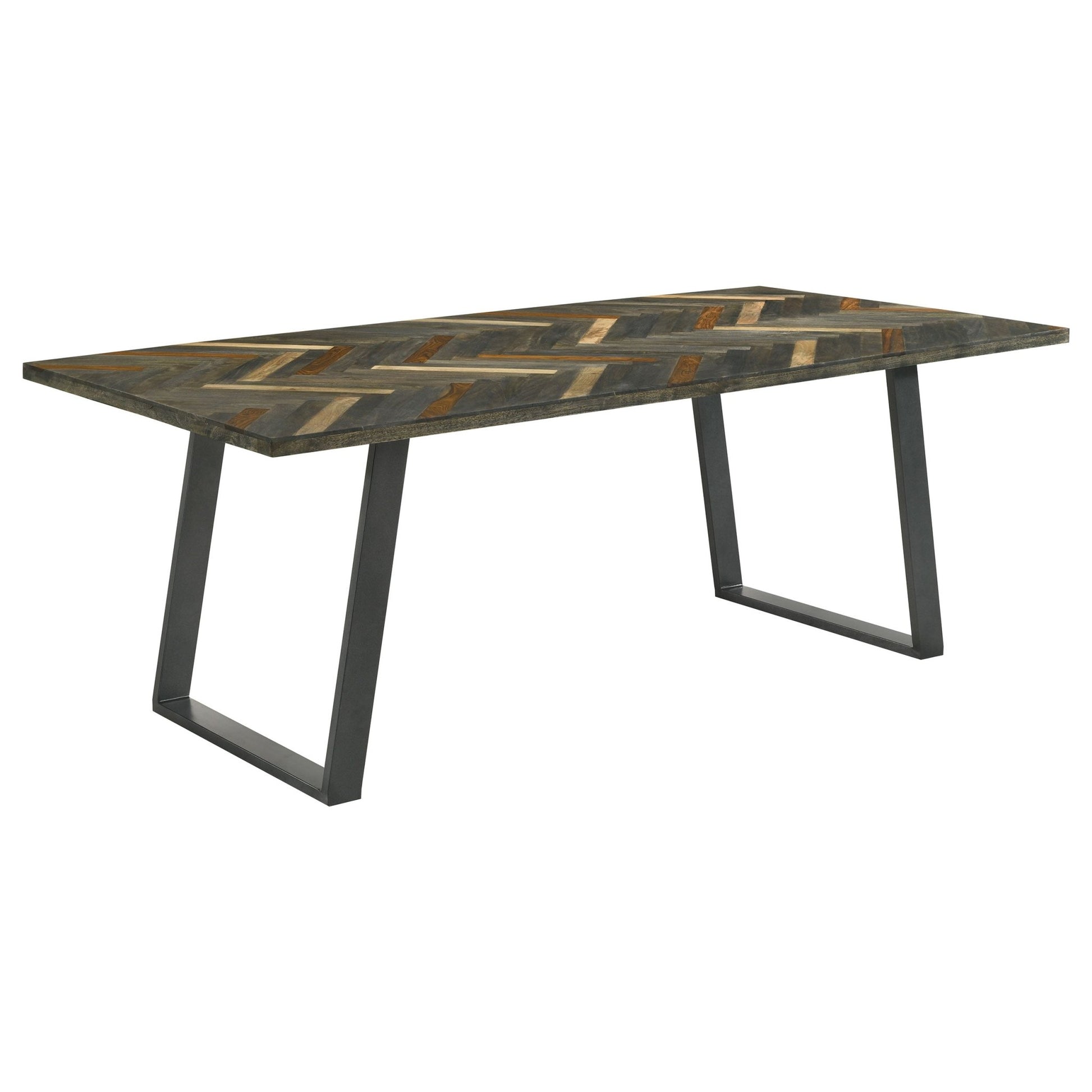 Misty 7 - piece Rectangular Dining Set Sheesham and Espresso - Sonoma Home Furniture