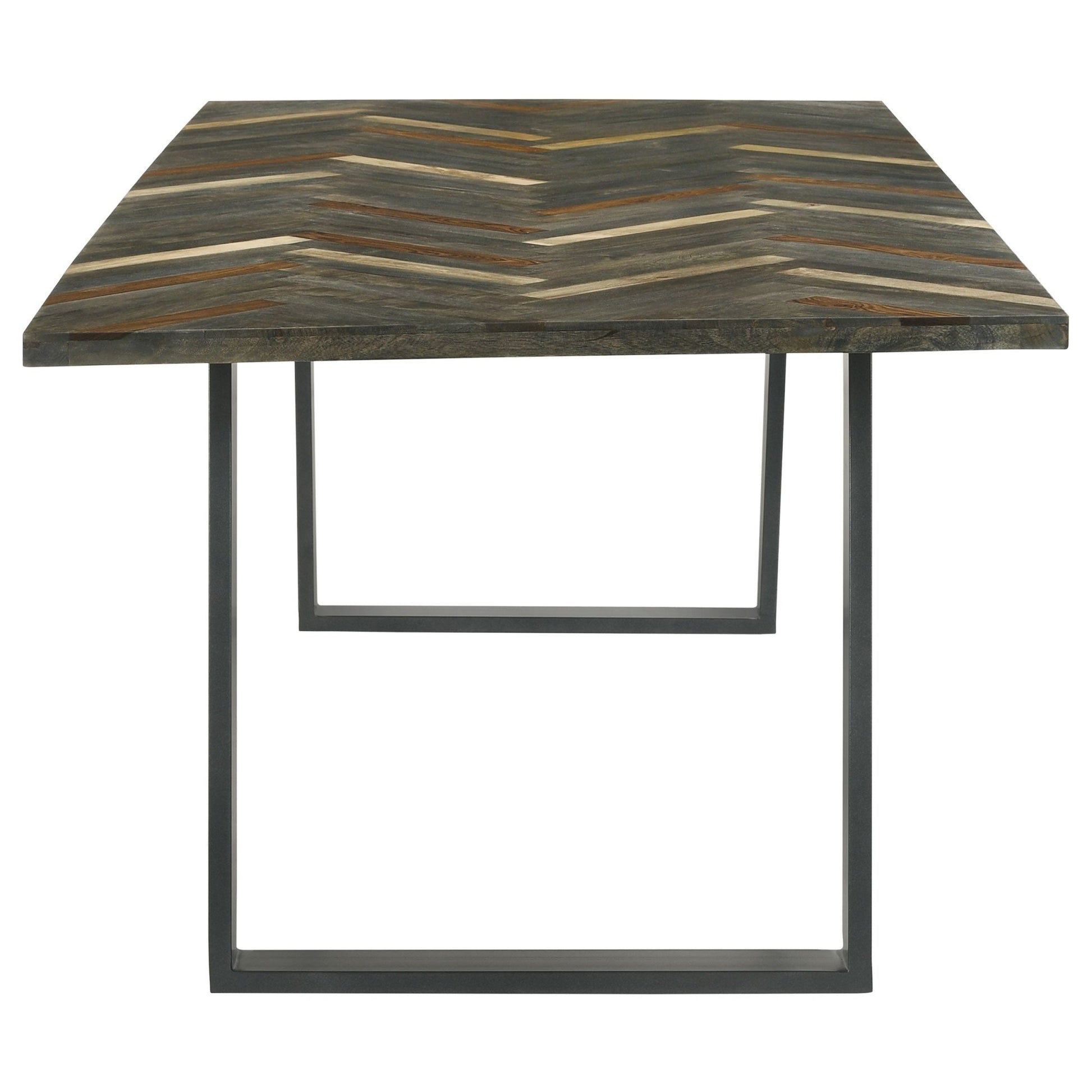 Misty 7 - piece Rectangular Dining Set Sheesham and Espresso - Sonoma Home Furniture