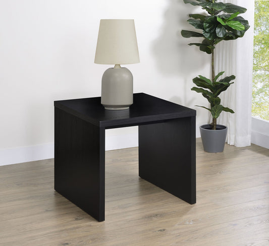 Knapp Engineered Wood Square Side End Table Black - Sonoma Home Furniture