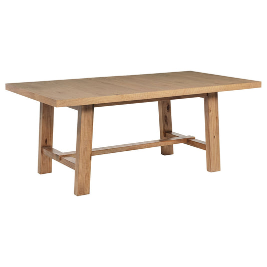 Middleton 76 - inch Extension Leaf Dining Table Natural Brown - Sonoma Home Furniture