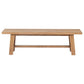 Middleton 60 - inch Wood Backless Dining Bench Natural Brown - Sonoma Home Furniture