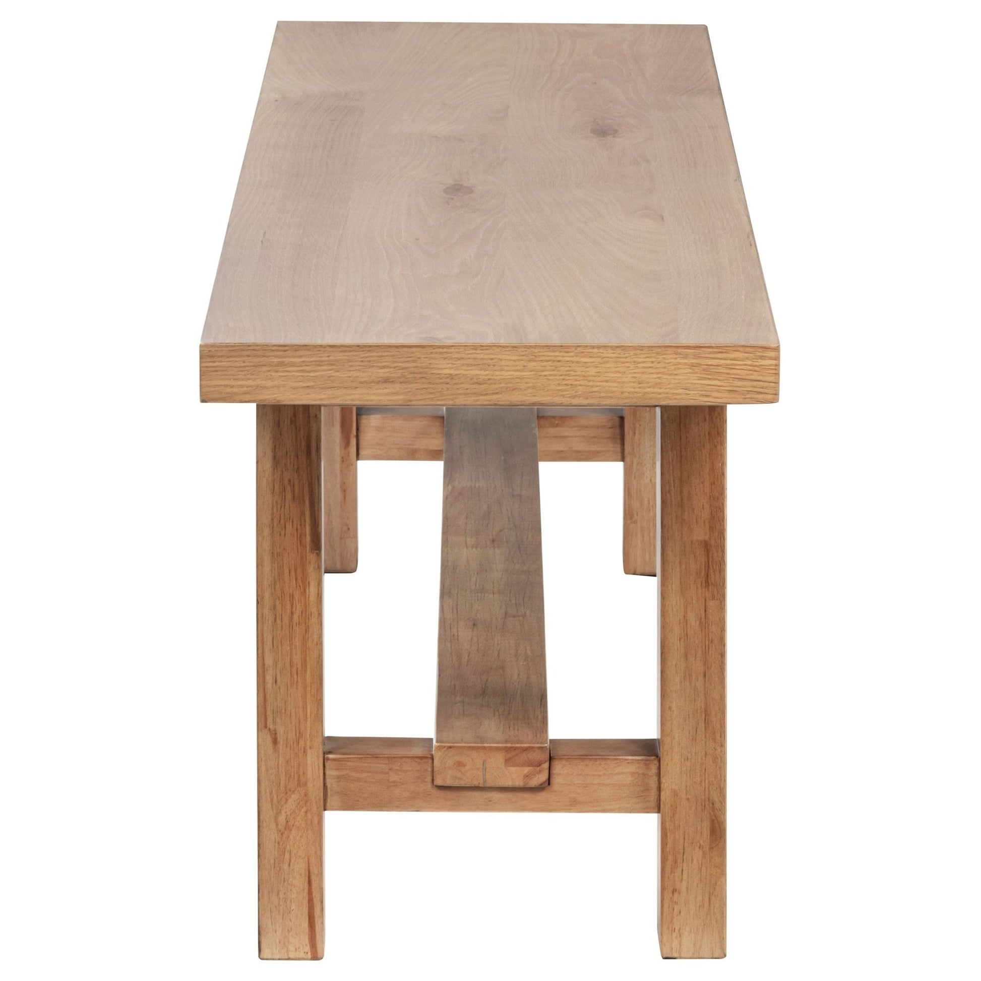 Middleton 60 - inch Wood Backless Dining Bench Natural Brown - Sonoma Home Furniture