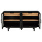 Middleton 4 - door Sideboard Server with Dual Drawers Black - Sonoma Home Furniture