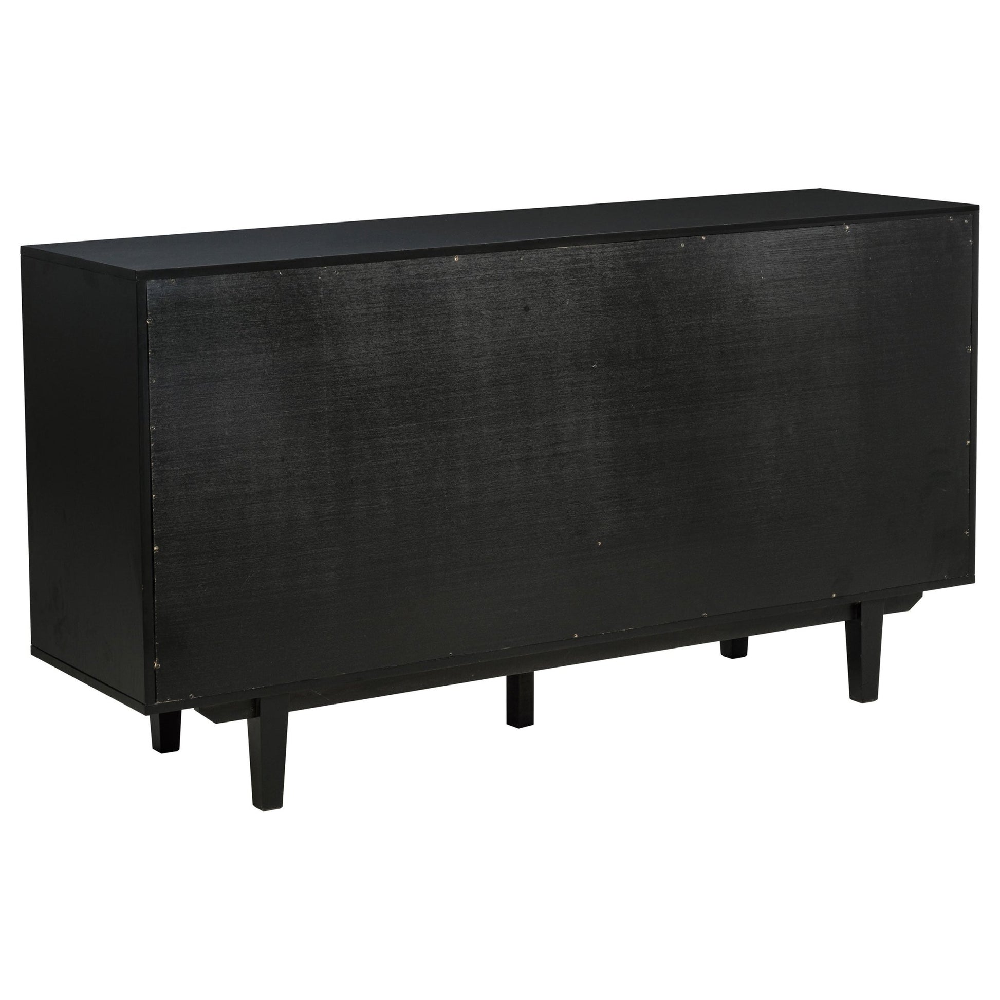Middleton 4 - door Sideboard Server with Dual Drawers Black - Sonoma Home Furniture