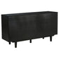 Middleton 4 - door Sideboard Server with Dual Drawers Black - Sonoma Home Furniture