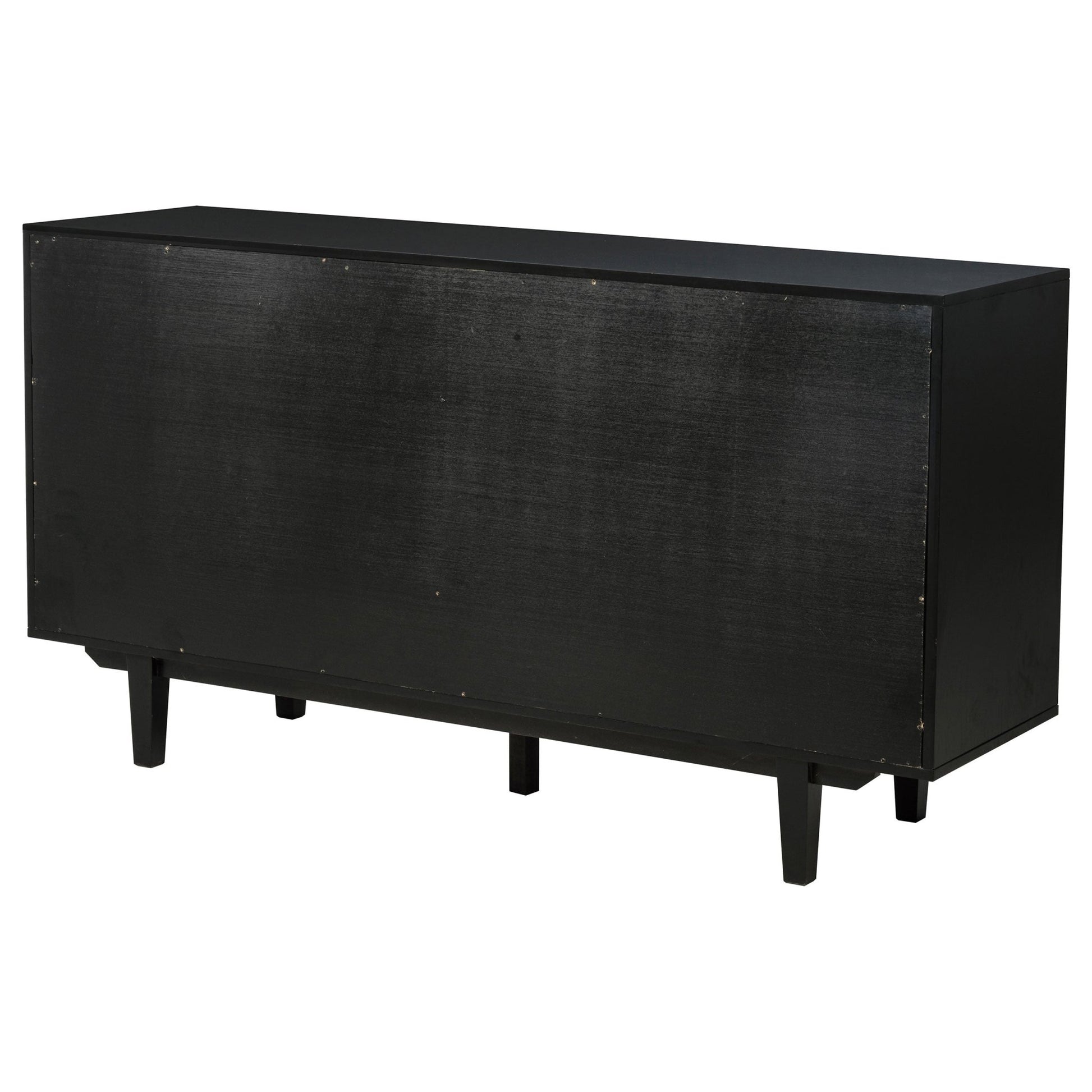 Middleton 4 - door Sideboard Server with Dual Drawers Black - Sonoma Home Furniture
