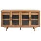 Middleton 4 - door Sideboard Server with Dual Drawers Natural - Sonoma Home Furniture