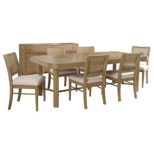 Arini 7 - piece Extension Leaf Dining Table Set Sand Wash - Sonoma Home Furniture