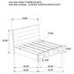 Felicity 4-piece Eastern King Platform Bedroom Set White