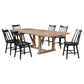 Middleton 7 - piece Extension Leaf Dining Set Brown and Black - Sonoma Home Furniture