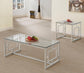 Merced 2 - piece Rectangular Coffee and End Table Set Nickel - Sonoma Home Furniture