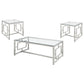 Merced 3 - piece Rectangular Coffee and End Table Set Nickel - Sonoma Home Furniture