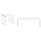 Opal 2 - piece Coffee and End Table Set White High Gloss - Sonoma Home Furniture